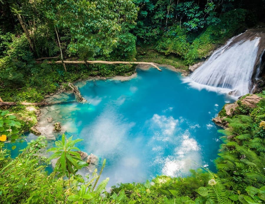 Blue hole en Jamaica 